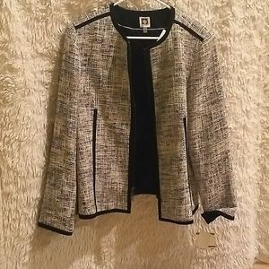 Anne Klein tweed blazer